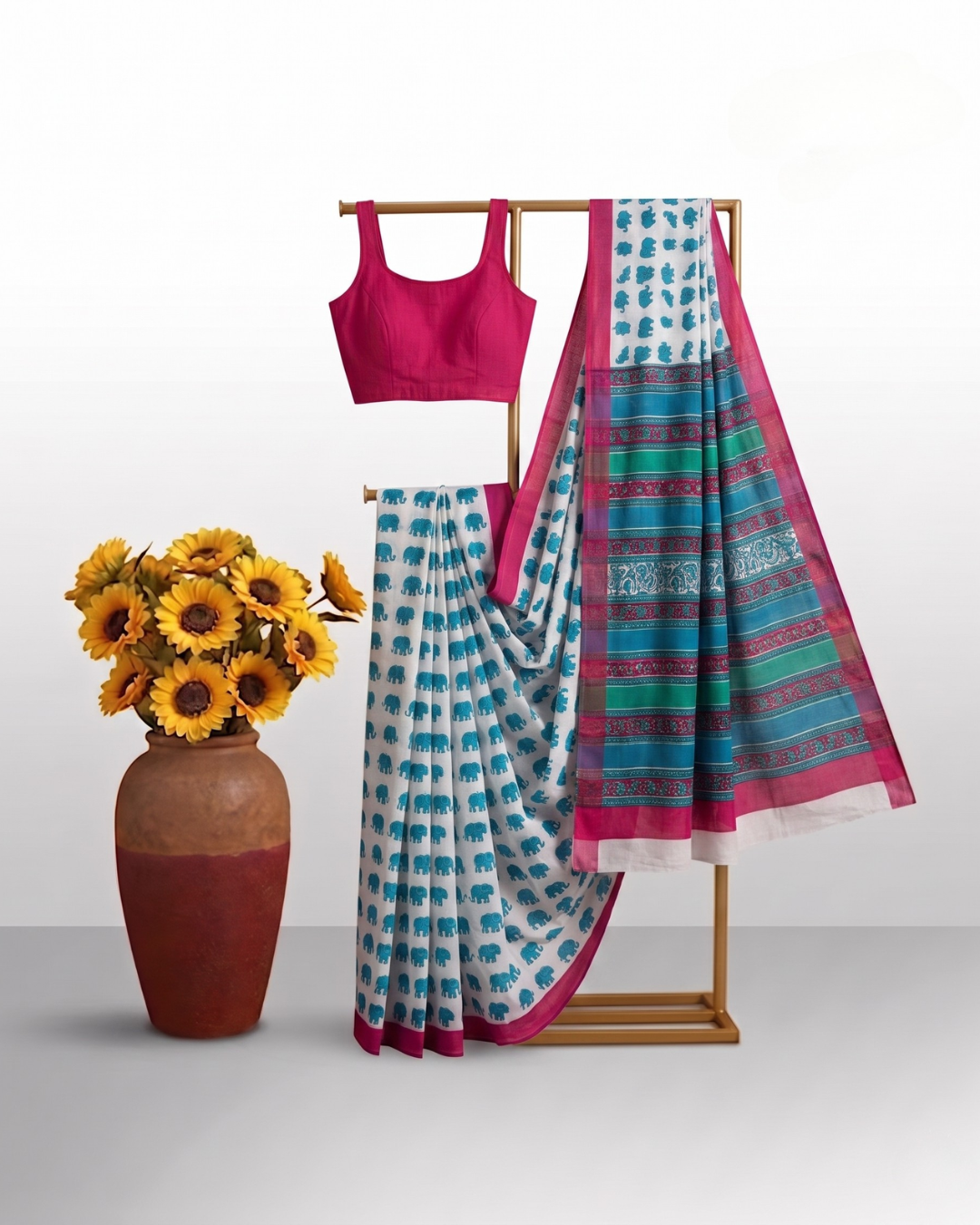 Soft Petals Cotton Mul mul Saree