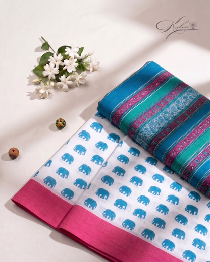 Soft Petals Cotton Mul mul Saree