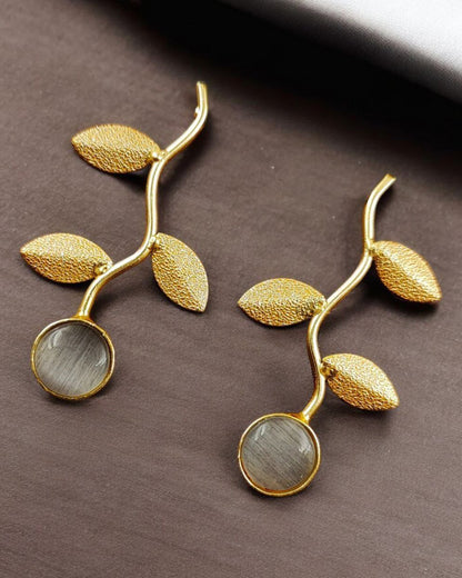 Handmade Gold-Plated Earrings | Unique Contemporary Earrings For Girls
