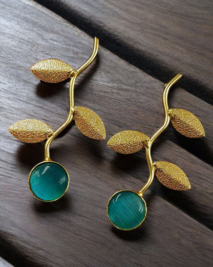 Handmade Gold-Plated Earrings | Unique Contemporary Earrings For Girls