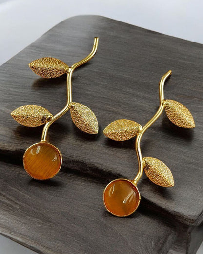 Handmade Gold-Plated Earrings | Unique Contemporary Earrings For Girls