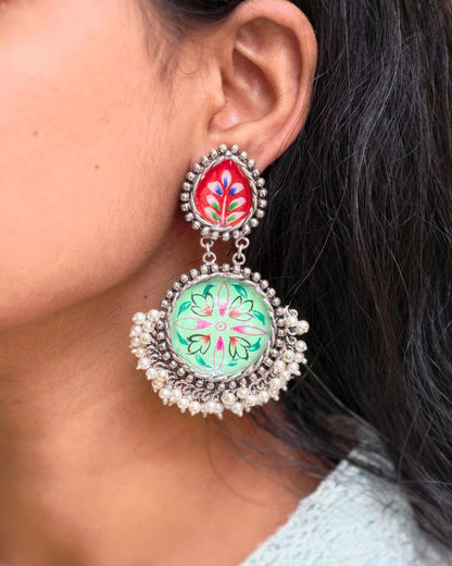 Oxidized Handmade Earring Stunning Jewelry for Gorgeous Look