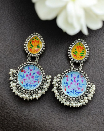 Oxidized Handmade Earring Stunning Jewelry for Gorgeous Look
