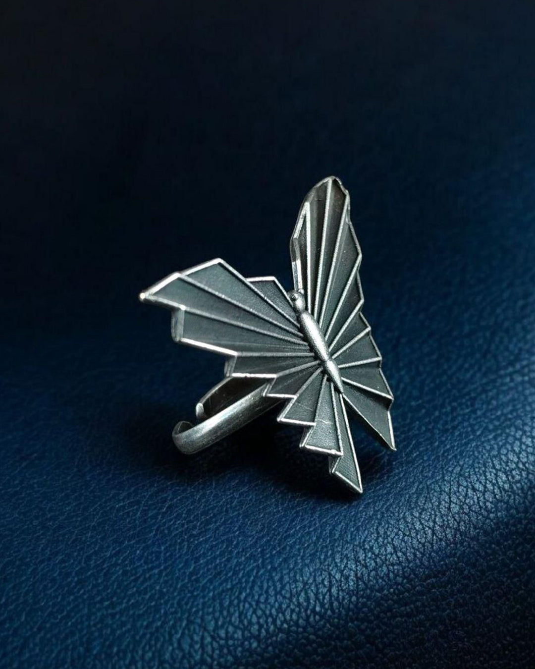 Trendy Butterfly Adjustable Ring | Silver Finish Oxidized Stylish Amazing Jewelry for Girls